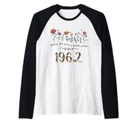 63rd Birthday Making The World A Better Place Since 1962 Raglan Baseball Tee
