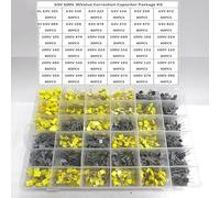 63V 100V 24 36 42 Value Correction Capacitor Package Kit Polypropylene Safety Film 105-823 Set Free KzHgIdRY (Size : 100V 24Values-10PCS)