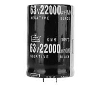 63v 22000μF A um Electrolytic Capacitor 105℃ Standard Connection 35x50mm Capacitor 22000uf 63v Electrolytic Capacitor 12 * 9 * 4