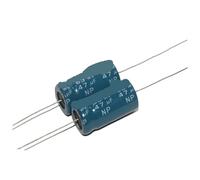 63v 47uf Audio Bipolar Electrolytic Capacitor 13x26mm +/- 20%(47uf 100pcs)