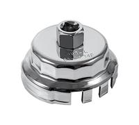 64-65mm 14 Flutes Oil Filter Wrench for Toyota Corolla/Prius, Oil Filter Removal Tool for Toyota/Lexus/Scion 1.8 Liter Engines, Fits Prius, Prius V, Corolla, Matrix, CT200h, iM, iQ, xD (901-L)