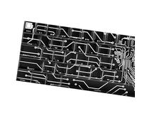 64/74Key Backlit Keycaps Set Love Circuit Side Print Translucent Shines Through for 60% 65% 67 Keyboards Translucents Backlit Keycaps