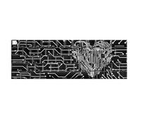 64/74Key Keycaps Customs Love Circuit Keycap Set Side Print Backlit For 60 61 63 Mechanical Keyboards Translucents Backlit