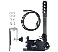 64 Bit USB Handbrake for Racing Games - Hall Sensor Precision Handbrake with Adjustable Clamp Compatible with Logitech G27 G29 G920 | Works on PC | for DiRT Rally 2/4, Project CARS 2/3, Forza Horizon