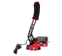 64 Bit USB Handbrake Sim Racing Game Handbrake with High Rigidity Compression Spring for T500 T300RS Racing Users (Red)