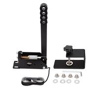 64-bit USB PC Racing Simulation Handbrake, Linear E Brake, Compatible with Logitech G27, G29, G920, T500, T300 and More. Perfect for DiRT Rally, LFS, Project CARS, Assetto Corsa... (black with Clip)