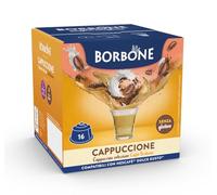 64 Capsules Caffe Borbone Compatible with Nescafe Dolce Gusto Cappuccione Drink with Cappuccino Flavour