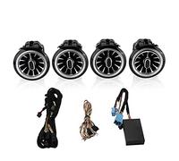 64 Color Front Turbo Air Vent Ambient Light Kit 4pcs Replacement for Mercedes GClass W463 W464 2019-2021
