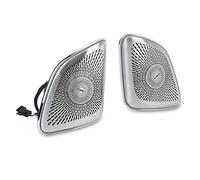 64 Color Tweeter Cover Replacement with LED Ambient Lighting Fit for GLE GLS-Class 2020+ Aluminum Alloy and ABS 1 Pair
