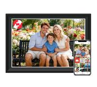 64 GB FRAMEO 10.5 Inch Digital Photo Frame WiFi Smart 1920 x 1280 FHD Touchscreen IPS, Auto Rotation, Support SD Card on USB Drive, 2.4/5 GHz, App Control via Frameo, Ideal for Families