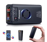 64 GB Magnetic Voice Recorder 45 Days Continuous Recording, Ponovo Digital Voice Recognition Voice Recorder with Clip, 6000 mAh Intelligent Noise Cancelling Mini Recording Device with Password for