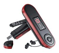 64 GB MP3 Player with Bluetooth 5.3, USB Plug & Play, Only 28 g, Physical Buttons for Blind Control, Clip for Sports & Running, Folder Playback, FM Radio, Voice Recording
