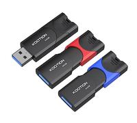 64 GB USB 3.0 Stick 3-Pack, KOOTION USB Memory Flash Drive USB 3.0 Stick 64 GB Thumb Drive USB Drive with LED Indicator for Data Storage Jump Drive (64 GB 3 Pack Mixcolor)