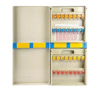 64-Key Detachable Key nizer Cabinet - Home, Office & Hotel Key Storage Solution, Secure Key Box for Easy Access and Management
