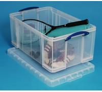 64 Ltr Clear Really Useful Plastic Storage Box (1)