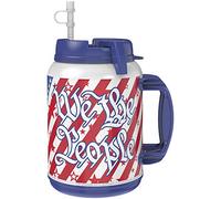 64 oz We The People Mug with Reusable Straw - BPA Free - Made in the USA - American Flag Mug with Eagle