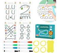 64 pages Reusable Pages Tracing Books for Kids 3-5