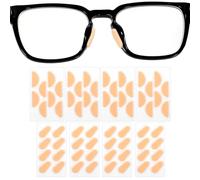 64 Pairs Non-Slip Eyeglass Nose Pads Skin Color Self Adhesive Foam Glasses Nose Pads Replacement Stick on Plastic Frames Thin Nosepads Sticky Anti-Slip Support Noses Pad for Eyeglasses Sunglasses