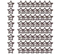 64 Pcs Cute Metal Star Snap Hair Clips for Women Girls,Small Barrettes for Thin/Fine/Short Hair,Strong Hold Hair Accessories (Coffee)