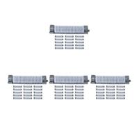 64 Pcs Hair Roller Clips 8.5x2x2cm Plastic Nylon Quick Set | No Heat Styling, for Roots and Thin Hair, Salon and Home Use, and Hairstylists