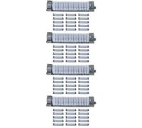 64 Pcs Hair Roller for Women 8.5x2x2cm Plastic Nylon Root Lifter | Bangs and Short Hair Use, Salon Results at Home, Lightweight Clips for Hairstylists