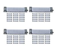 64 Pcs Hair Root Volume Clip Curler Set for Bangs and Fringe 8.5x2x2cm | Plastic and Nylon Build, Heatless Styling, Easy to Carry and Store, for Home or Salon Use