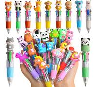 64 Pcs Mini Multicolor Pens Bulk Set,Cute Pen Party Favors for Kids Goodie Bags Stuffers,Delightful Ballpoint Pen Back To School Classroom Student Prizes, Valentine's Day Birthday Gifts for Children