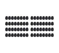 64 Pcs Mouthpiece Cushion 0.8 Mm Mouthpiece Patches For Clarinet Black