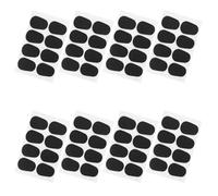 64 PCS Oval Mouthpiece Cushions Silicone Saxophone Mouthpiece Pads Strong Adhesive Clarinet Mouthpiece Patches Saxophone Accessory for Alto Tenor Soprano Saxophone Clarinet Hautbois
