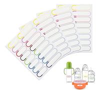 64 PCS Waterproof Name Labels for Kids, Baby Bottle Labels for Daycare,Safe Self-Adhesive Label Stickers,Waterproof Pantry Labels for Jars Food Containers,Kids Name School,Home,Office Supplies