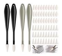 64-Piece Set Pastel Blending Tools,Sponge Blending Stumps for Drawing,Sketch Drawing Stumps Pencils Tools,Washable Blending Sticks for Art,Art Blending Tools Supplies,for Students,Artists,Painting