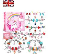 64-Piece Unicorn Bracelet Making Kit - Creative Arts & Crafts for Kids