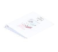 64 Pockets Mini Photo Album for Fujifilm Mini 9, Durable PVC Photo Storage Case, Compact and Portable, Retain Memories, Convenient for Storage (Pearl White)