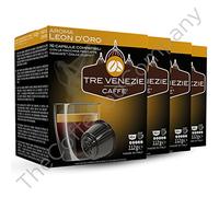 64 Tre Venezie, Dolce Gusto Compatible Capsules / Pods, Italian Leon D'Oro Blend. 16 capsules per box. £0.23p per capsule