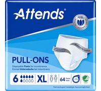 64 x Attends Pull Ons 4 |Extra Large|Adult Nappies Pull Ons Pants| 4 Packs of 16
