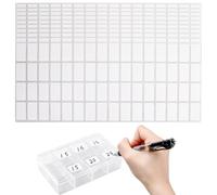 640 White Labels Stickers, 20 x 10mm Self-Adhesive Small Tags, Price Stickers, Small Sticky Labels for Writing Address, Price, Spice