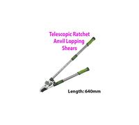 640mm Telescopic Ratchet Anvil Lopping Shears Garden Allotment Tool Branch/Twig