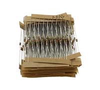 640pcs 1 6W 64 Values Carbon Film Resistors Kit 5 Tolerance Set Ohm to 10M with Individually Labeled for DIY Project Doorbell LEDs Light