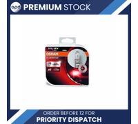 Osram 64150SV2-HCB Silverstar 2.0 H1 Halogen Headlamp Bulb, 12V, Duo Box