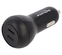 64330 USB Power Adapter USB-C Female x2 Power: 12-24VDC lRated: 1.67-3A DELOCK