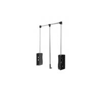 (645 - 910mm) Lift Pull Down Hanger Rail Adjustable Bedroom Wardrobe Soft Return motion 8kg