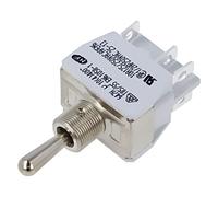 647H/2 Switch: Lever Switch Pos: 3 DP3T (ON)-OFF-(ON) 10A/250VAC APEM