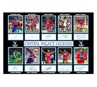 (649) Crystal Palace Legends x10 Signed A4 Photograph (21 X 297 CM) Art Work Wall Art Display Great Gift Idea (REPRINT) #####