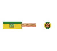 6491B Single Core LSZH 6.0mm Green/Yellow Cable - 100M