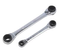 64C.J2PB wrench set ring, with ratchet double-sided, with switch FACOM
