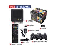 (64G British Rules (English) 30,000+ Games) G11PRO home TV game console dual system set-top box 4K HD wifi open source arcade
