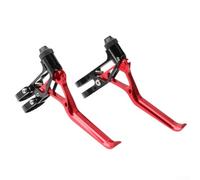 64g V Brake Lever Pair for Brompton For Ultra Light with Quick Adjustments and Comfortable Grip (red)