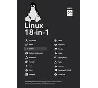 64GB - 20-in-1, Bootable USB Drive 3.2 for Linux & Windows 11, Zorin | Mint | Kali | Ubuntu | Tails | Debian, Supported UEFI and Legacy