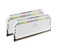 CORSAIR DOMINATOR PLATINUM RGB DDR5 RAM 64GB (2x32GB) 5600MHz CL40 Intel XMP iCUE Compatible Computer Memory - White (CMT64GX5M2B5600C40W)