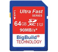 64GB 90MB/s Memory Card For Panasonic Lumix DMC GX80HEF, DMC GX80WEF, DC FT7, S1R Camera, Class 10 SDXC